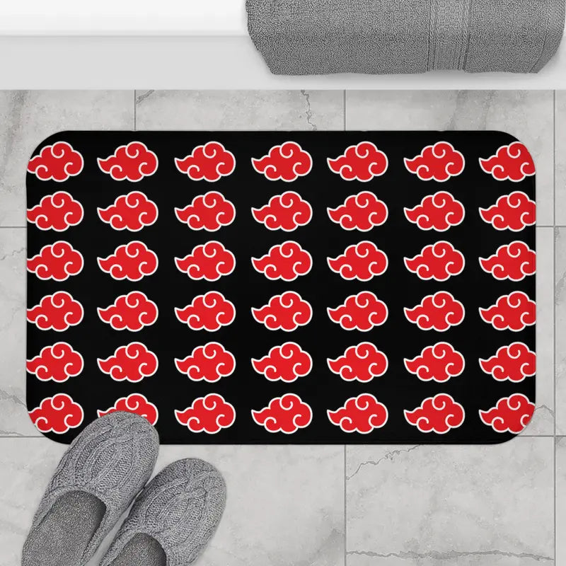 Anime Bath Mat black