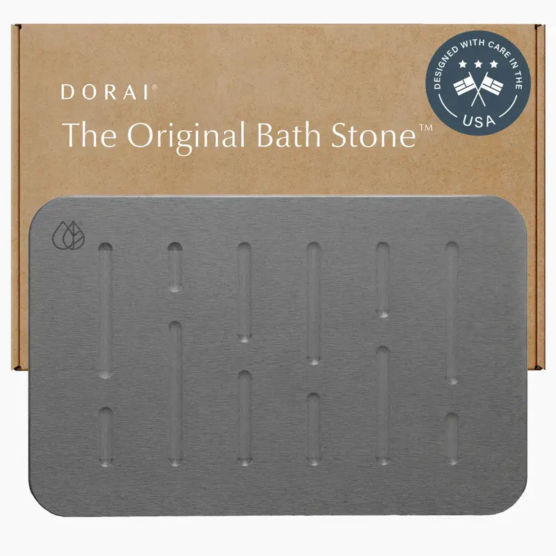 Minimalist Diatomite Stone Bath Mat Set - Rectangle, Lightweight, Absorbent, Fast Drying, Quick-Dry, Nonslip Base Modern Rain Slate Rugs for Bathroom, Elderly Use, Bath Decor, Sink Sides, Bath Rugs For Bathroom