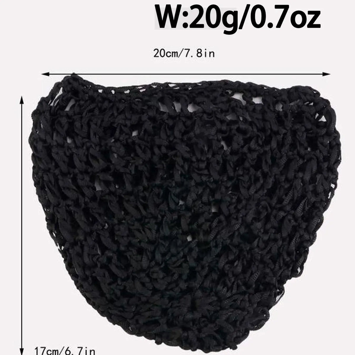 3 Counts Hollow Out Crochet Hair Net Caps, Stretchy Breathable Hair Wraps for Women, Ideal for Face Cleansing, Styling & Salon Use