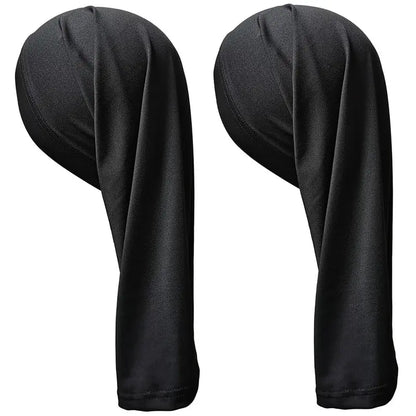 Dreadlocks Tube Socks Unisex Spandex Stocking Shower Cap for Long Dreads Braids Twist Open End Jumbo Hair Bonnet Covers Black Soft Breathable Material Elastic Closure