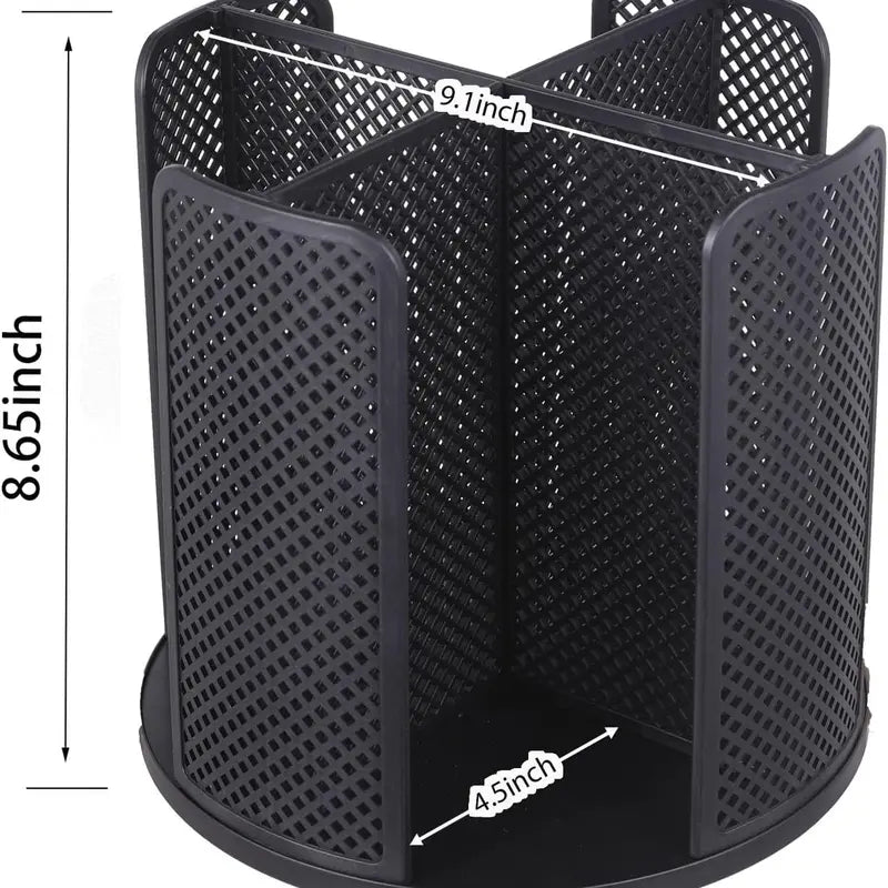 Coffee Cup Dispenser, Disposable Paper Cup and Lid Holder 360° Rotatable with 4 Compartments,Can Stacking 3-16oz Cups and Lid Holder for Coffee Shop,Home Countertop,Office,Restaurant,Kitchen