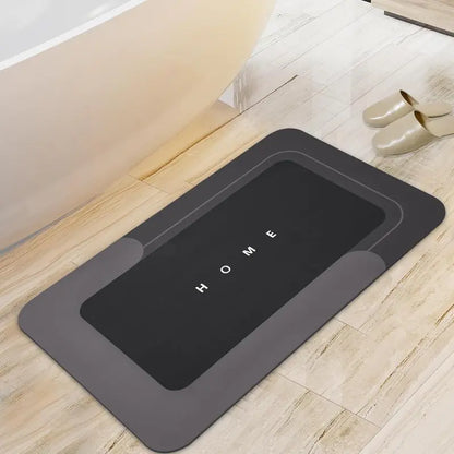 3PCS Multi-Piece Set Bathroom Rug Sets - Nonslip Diatomite-TRP Rectangle Rubber Backing Bath Mats, Durable, Water-Absorbent, Quick-Dry for Indoor Bathroom Home Supplies, Water Absorbent Bathmat