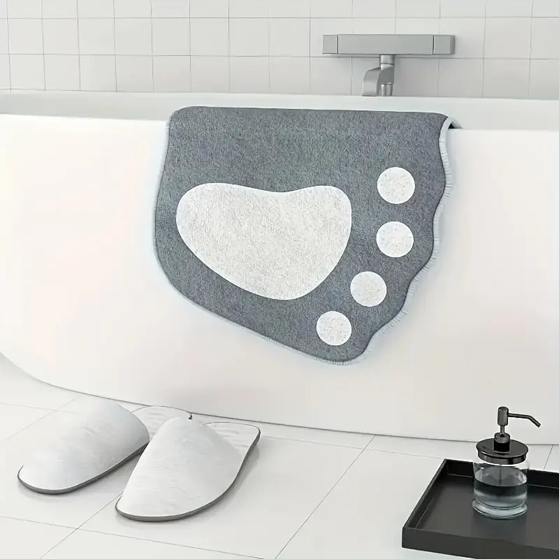 Super Absorbent Ultra-fine Fiber Bath Mat with Anti Slip Back, Soft and Comfortable, Bathroom Carpet, Machine Washable Shower Carpet for Home Bathrooms, Shower, Indoor Mat, Bath Rugs Non Slip Washable, Bathroom Mats