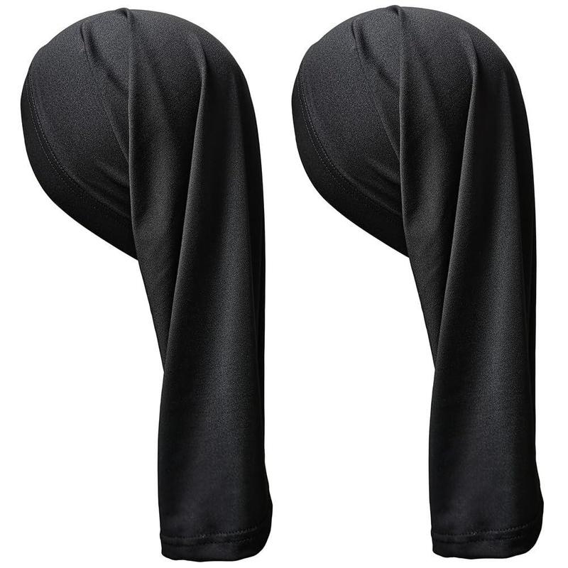 Dreadlocks Tube Socks Unisex Spandex Stocking Shower Cap for Long Dreads Braids Twist Open End Jumbo Hair Bonnet Covers Black Soft Breathable Material Elastic Closure