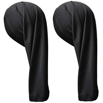 Dreadlocks Tube Socks Unisex Spandex Stocking Shower Cap for Long Dreads Braids Twist Open End Jumbo Hair Bonnet Covers Black Soft Breathable Material Elastic Closure