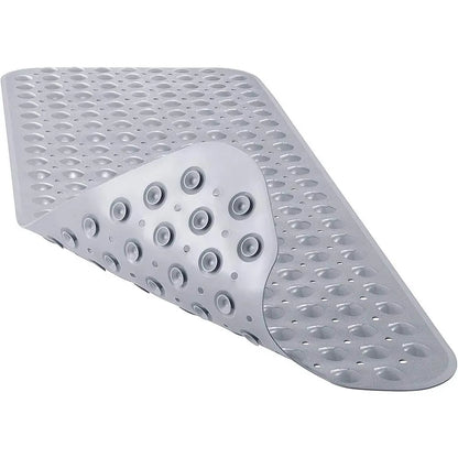 Bathtub & Shower Mat with Suction Cup Design, Non-slip Folding Bath Mat, Bathroom Accessories, PVC Bath Mat