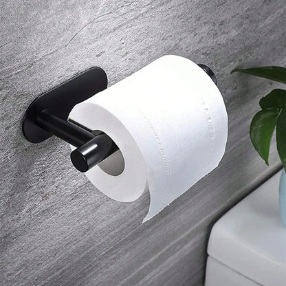 Wall-Mounted Toilet Paper Holder, Toilet Paper Organizer, Toilet Paper Storage Rack, Self-Adhesive Stainless Steel Toilet Paper Dispenser for Kitchen and Bathroom, Durable and Convenient Bathroom Accessories #GLOBAL PICKS
