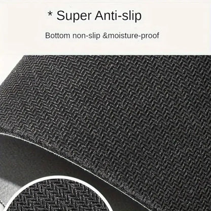Geometric 3-Piece Modern Soft Diatomite Bathroom Rug Set, Non-Slip Square Rubber Floor Mat, U-Shape Toilet Mat, Quick-Dry Absorbent for Bathroom Home Decor, Diatomite Bathroom Mat