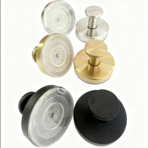2 Pack Suction Cup Hooks for Wreaths on Glass, No Drill Suction Cup Hooks, Wreath Hangers for Front Door, Metal Towel Hooks for Shower Bathroom Mirror