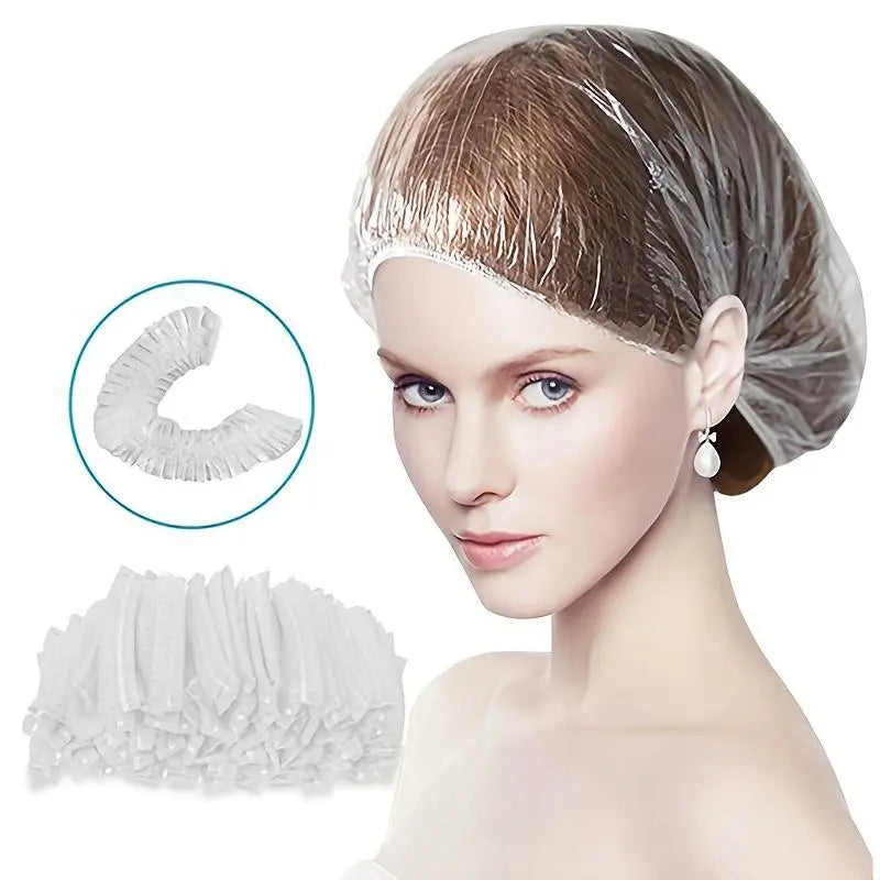 Disposable shampoo cap - the ideal choice for hair dyeing and hair salons! Shower Cap Plastic Shower Caps