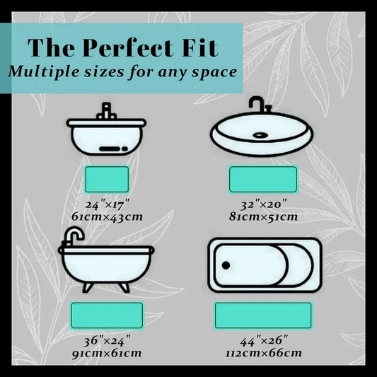 Shilucheng Multi-Size Rectangle Memory Foam Bath Rug - Soft Velvet, Ultra Absorbent, Rubber Anti-Slip Backing, Water-Resistant, Machine Washable for Simple Upkeep, Wrinkle-Resistant, Flat Weave for Bathroom, Kitchen Floors (Bath Rugs Non Slip Washable)
