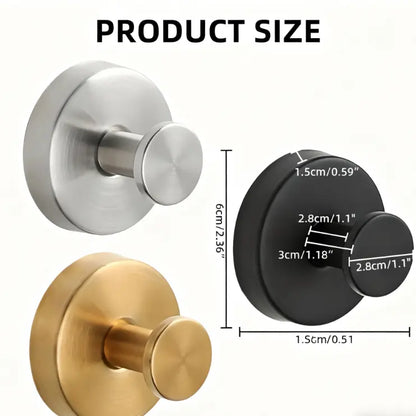 2 Pack Suction Cup Hooks for Wreaths on Glass, No Drill Suction Cup Hooks, Wreath Hangers for Front Door, Metal Towel Hooks for Shower Bathroom Mirror