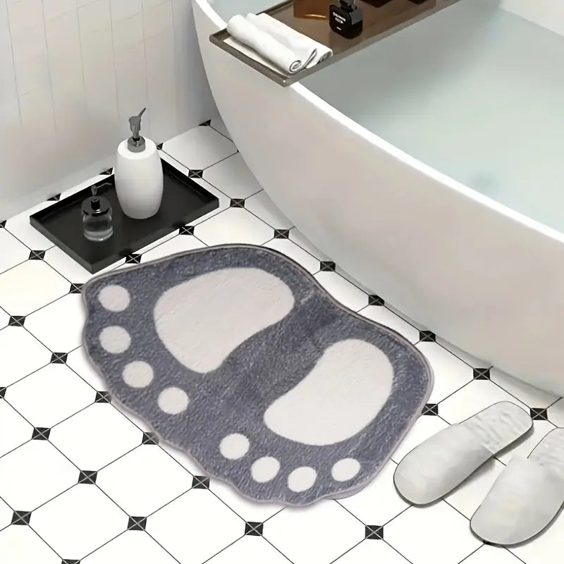 Super Absorbent Ultra-fine Fiber Bath Mat with Anti Slip Back, Soft and Comfortable, Bathroom Carpet, Machine Washable Shower Carpet for Home Bathrooms, Shower, Indoor Mat, Bath Rugs Non Slip Washable, Bathroom Mats