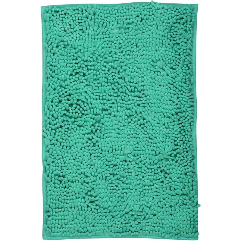 Pet Owners' Thick 2-Piece Luxury Chenille Bath Mats Set - Soft, Nonslip, Super Absorbent, Fast-Drying, Machine-Washable Shaggy Rugs for Shower Room (20"x32"+16"x24", Ideal Gift for Bathroom Needs), Super Absorbent Bath Mat
