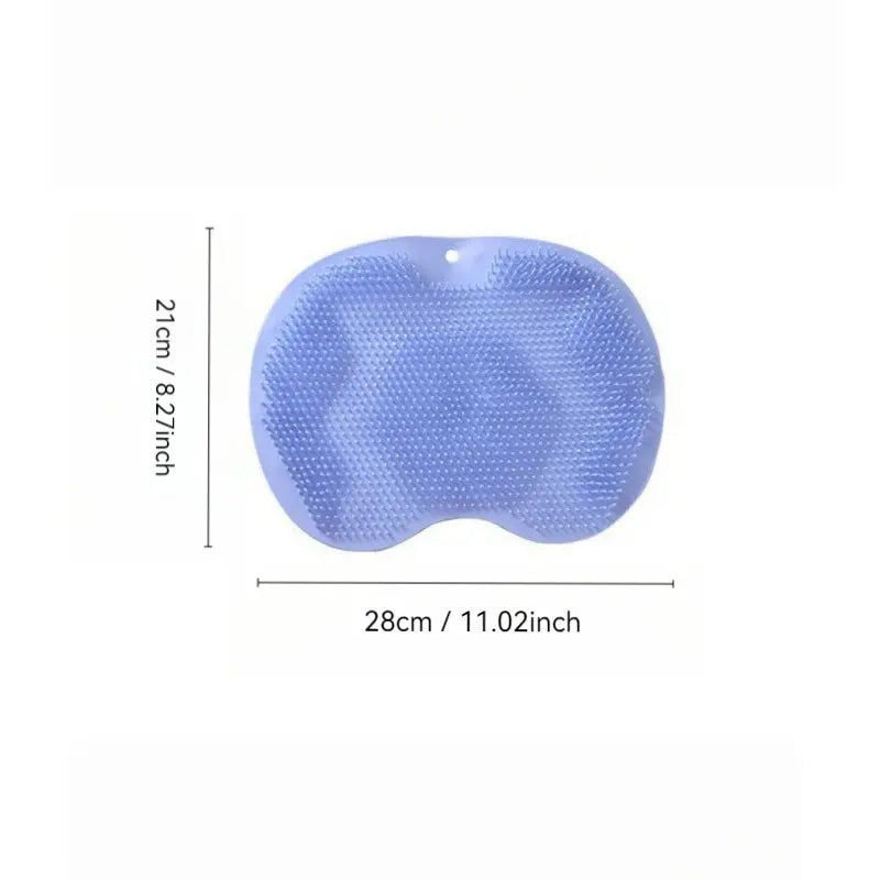 Non-Slip Bathmat with Suction Cups, Ideal for Shower & Back/foot Scrubbing, Perfect for Home Bathroom Essentials, Bathroom Accessory, Anti Slip Mat, Bathtub Mat, Bath Mats for Shower