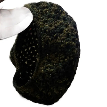 Army Fatigue Hand Crafted Bonnet - Shower Friendly Product