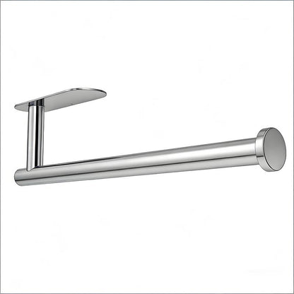 Paper Towel Holder, Self-Adhesive Paper Towel Holder Under Cabinet for Kitchen, No Drill Wall Mount-SUS304 Stainless Steel, Space-Saving, Easy Installation for Kitchen, RV & Bathroom-13’’ Towel Rack for Rolls, Plastic Wrap & More