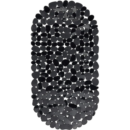 1pc Pebble Shaped Bath Mat - Non-slip Bathtub Mat with Suction Cups and Drain Holes, Bath Mat For Tub Non Slip, Machine Washable, Bathtub Safe Shower Mat