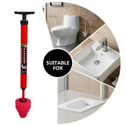 High Pressure Silicone Toilet Plunger for Quick Unblocking