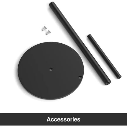 Paper Towel Holder Black, Premium Stainless Steel Kitchen Roll Dispenser, Countertop Roll Organizer with Weighted Base