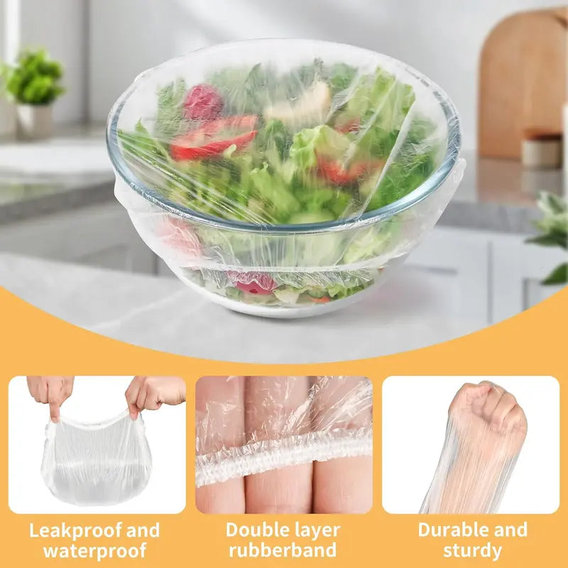 200 Bowl Covers Shower Caps for Sourdough Bread Proofing Large
