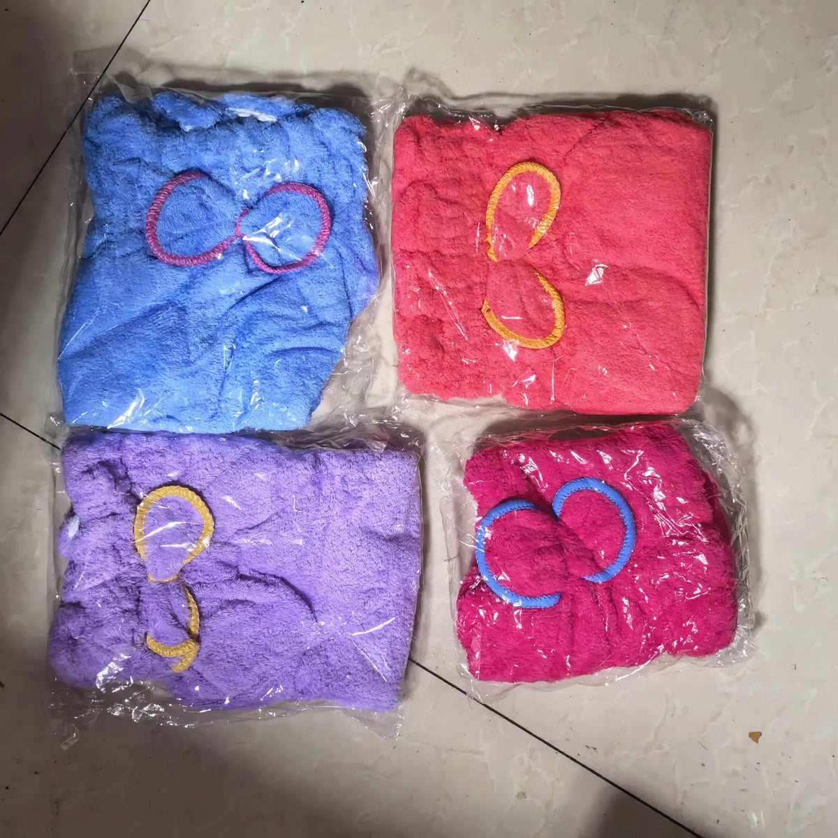 Women's Quick-Dry Shower Cap, Shampoo Cap, Elegant Bow Design, Super Absorbent Towel, Fast Drying Essential, Bathroom Accessories, Soft Texture, Beauty Care, Hair Cap