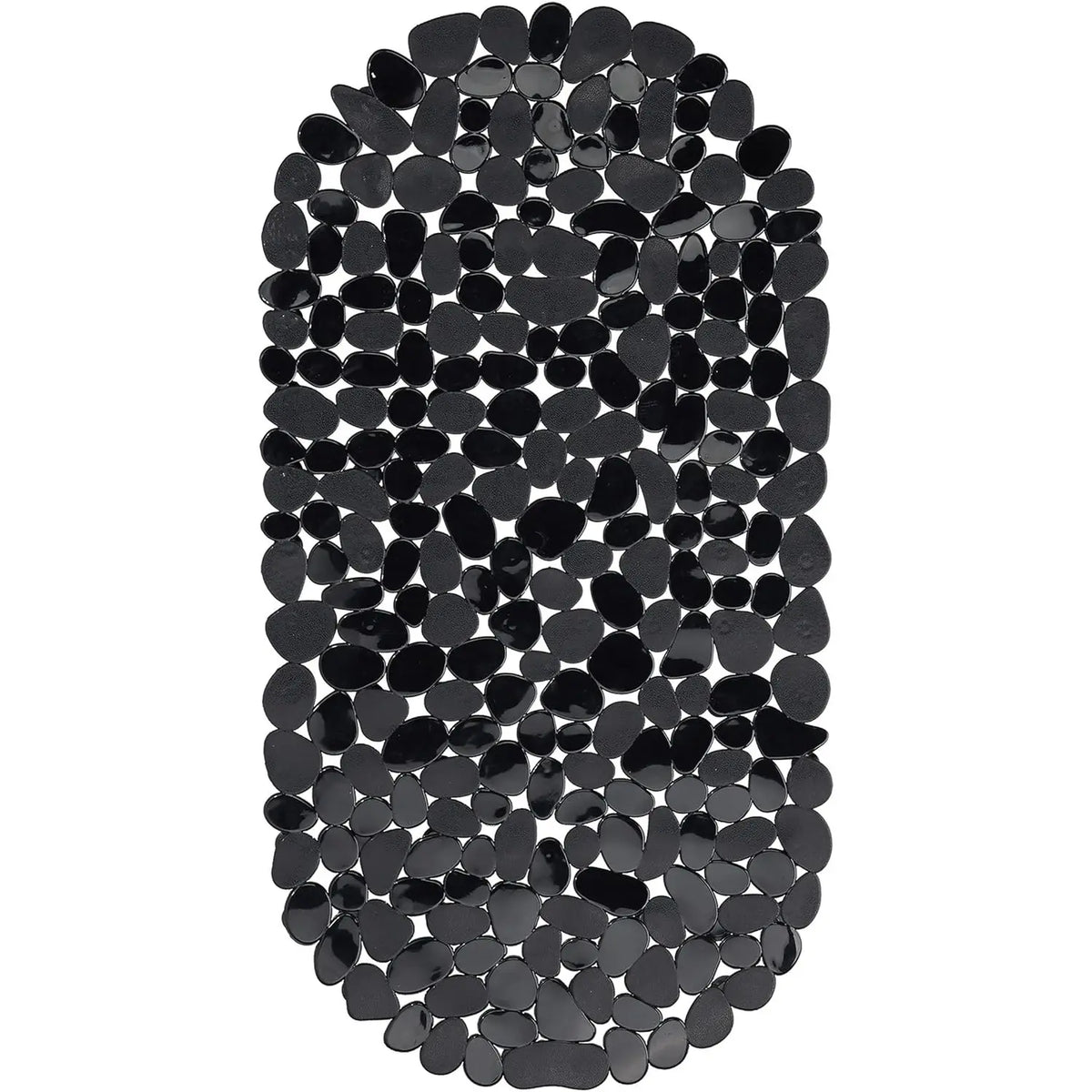 1pc Pebble Shaped Bath Mat - Non-slip Bathtub Mat with Suction Cups and Drain Holes, Bath Mat For Tub Non Slip, Machine Washable, Bathtub Safe Shower Mat
