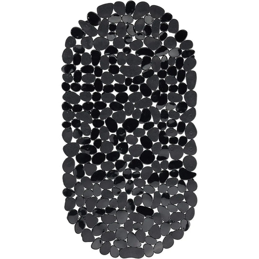 1pc Pebble Shaped Bath Mat - Non-slip Bathtub Mat with Suction Cups and Drain Holes, Bath Mat For Tub Non Slip, Machine Washable, Bathtub Safe Shower Mat