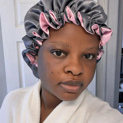 Silver Blush Luxe Bonnet
