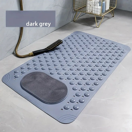 Non-Slip Bathroom Massage Mat with Antislip Backing & Massage Dots, Water-Absorbent Safety Bath Rugs for Bathroom, Household Use