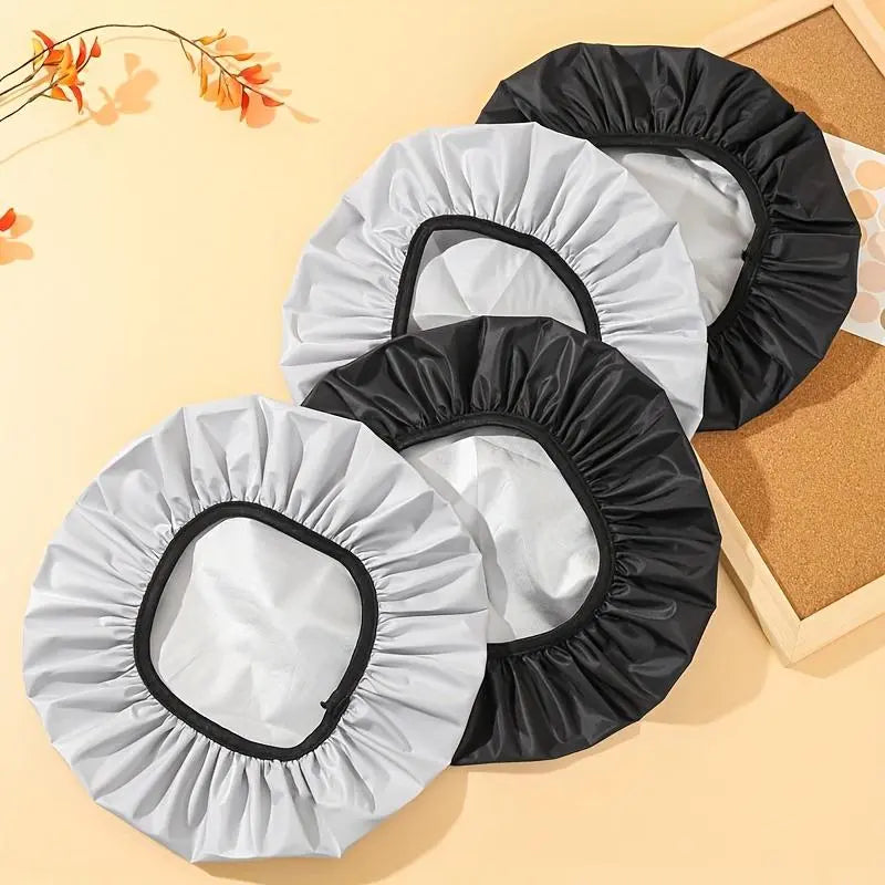 Women's Thick Reusable Bath Cap - 1pc Elastic Tight Fit for Long Hair, Hair Care & Oil Treatments, Shower Use (Home & Bathroom Supply)