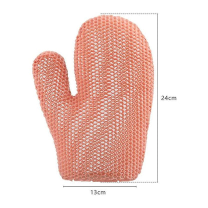 TPU Honeycomb Exfoliating Shower Finger Glove Caps - Anti-Bacterial, Breathable, Odorless Bath Gloves, Gentle Exfoliation, 1 Size Beauty, Adult Cleansing Tool, Geometric EVA Body Care Accessory, Massaging Bathroom Home Supply, Accessories for Women