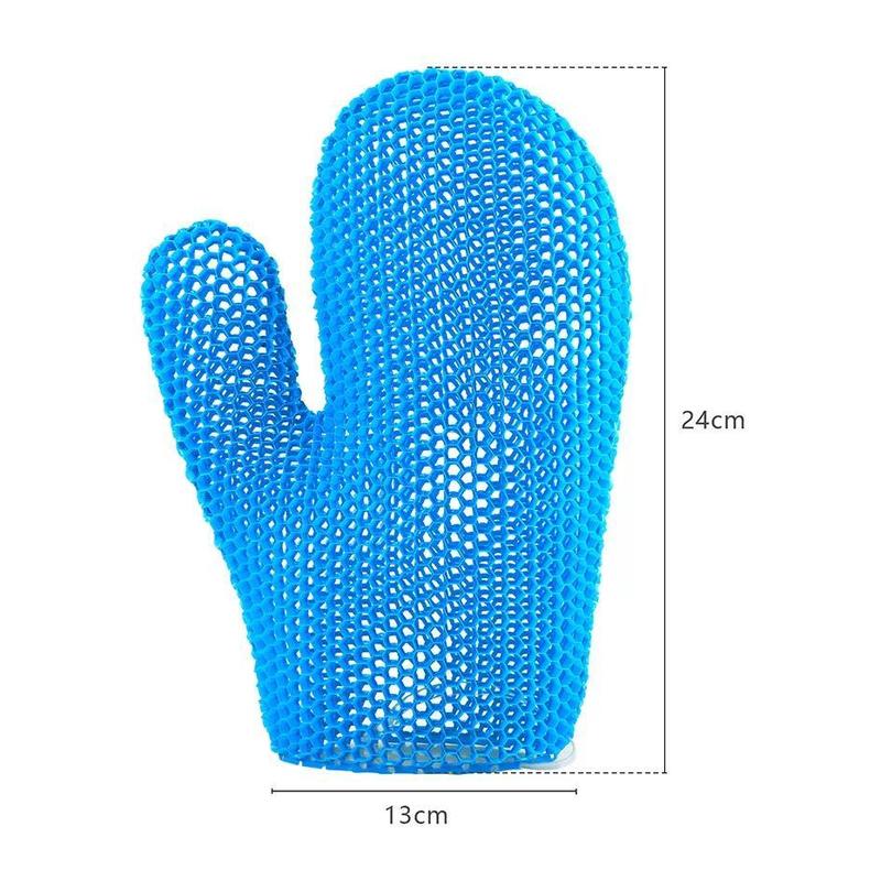 TPU Honeycomb Exfoliating Shower Finger Glove Caps - Anti-Bacterial, Breathable, Odorless Bath Gloves, Gentle Exfoliation, 1 Size Beauty, Adult Cleansing Tool, Geometric EVA Body Care Accessory, Massaging Bathroom Home Supply, Accessories for Women
