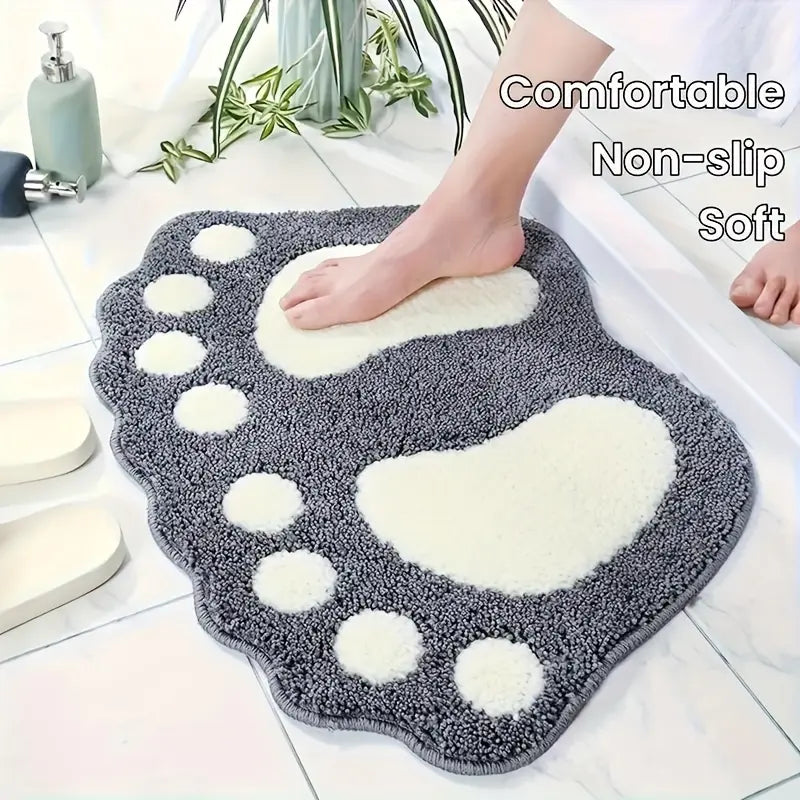 Super Absorbent Ultra-fine Fiber Bath Mat with Anti Slip Back, Soft and Comfortable, Bathroom Carpet, Machine Washable Shower Carpet for Home Bathrooms, Shower, Indoor Mat, Bath Rugs Non Slip Washable, Bathroom Mats
