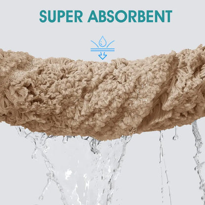 ACCUMTEK Microfiber Thick Bathroom Carpet Rugs 1/3 Piece, Flurry Non Slip Bath Rug, Ultra Soft Plush Absorbent Bathroom Mat, Machine Washable Luxury Toilet Rug Set for Tub, Shower and Bathroom