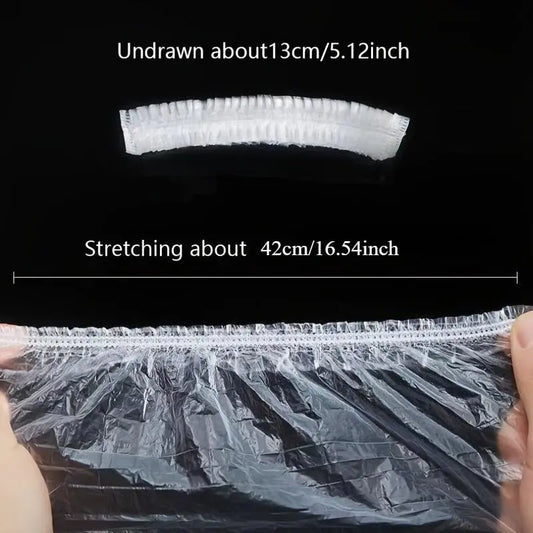 Disposable shampoo cap - the ideal choice for hair dyeing and hair salons! Shower Cap Plastic Shower Caps