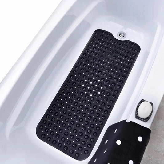 Bathtub & Shower Mat with Suction Cup Design, Non-slip Folding Bath Mat, Bathroom Accessories, PVC Bath Mat