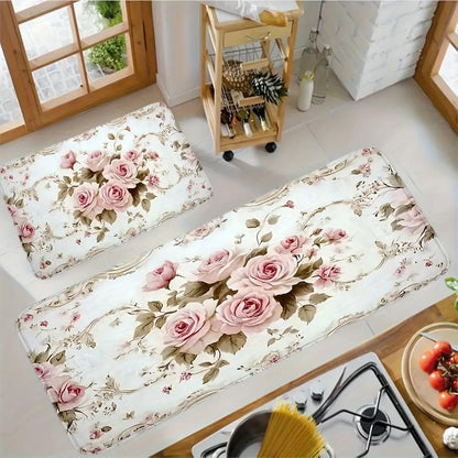 Witch Rose Mat Non Slip Halloween Doormat Machine Washable Flannel Indoor Outdoor Home Decor Ultra Comfortable quick drying bathroom mat indoor area non-slip shower mat