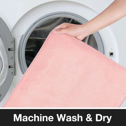 Toilet Rugs U Shaped Washable Non Slip Toilet Floor Mat Memory  Contour Bath Rugs for Bathroom